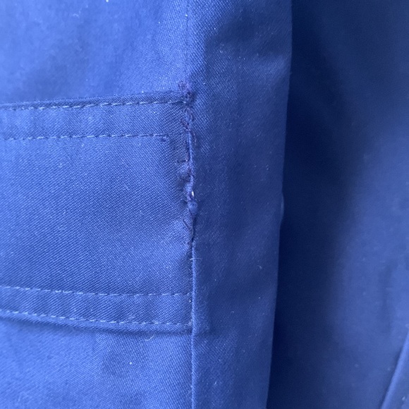 COPY - Marmot navy hooded snap closure faux buttoned hooded rain coat/jacket EUC - Picture 8 of 8